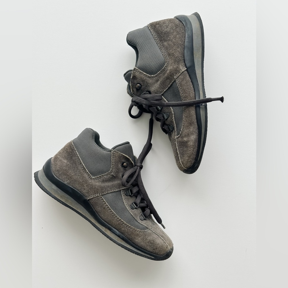 Prada suede sneakers boy shoes sz 31 IT / US 13.5